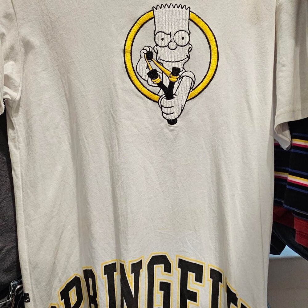 Simpson Men's White T-shirt